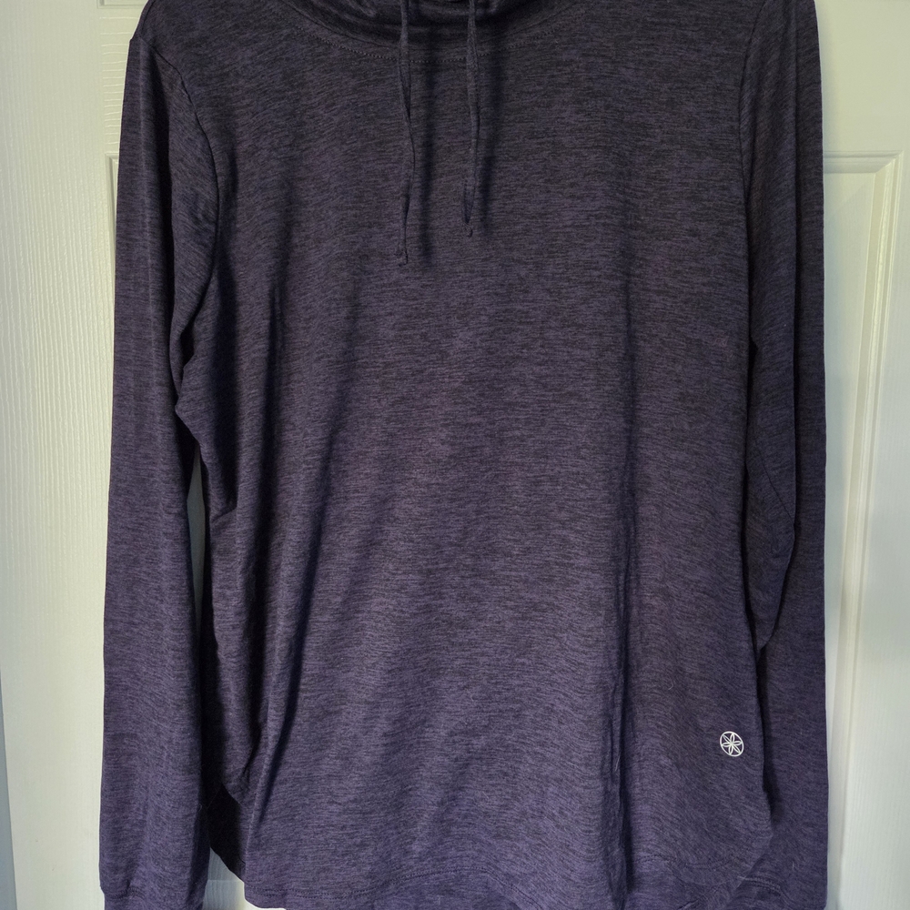GAIAM Women's Heathered Purple Hoodie